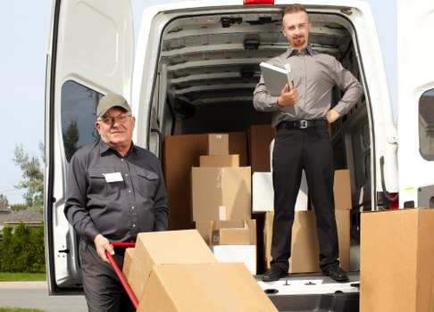 Removal team handling flat removals in Enfieldtown