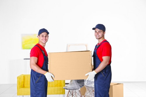 Removal team preparing a house move in Enfieldtown