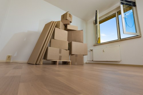 Local Enfieldtown movers handling furniture carefully during relocation